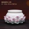 Ceramic Buddha Hall Offering Platform Buddhist Tools and Supplies Lotus Incense Burner Holy Water Cup Vase Home Furnishings