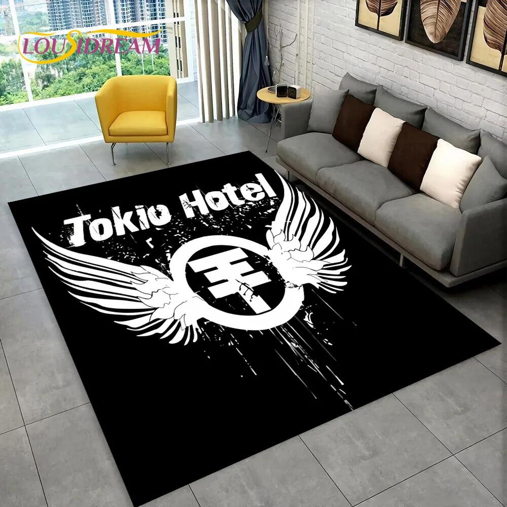 Tokio Hotel Рок-группа Билл Каулитц Ковер Коврик для дома Гостиная Спальня Диван Придверный коврик Декор, детский ковер Нескользящий коврик для пола