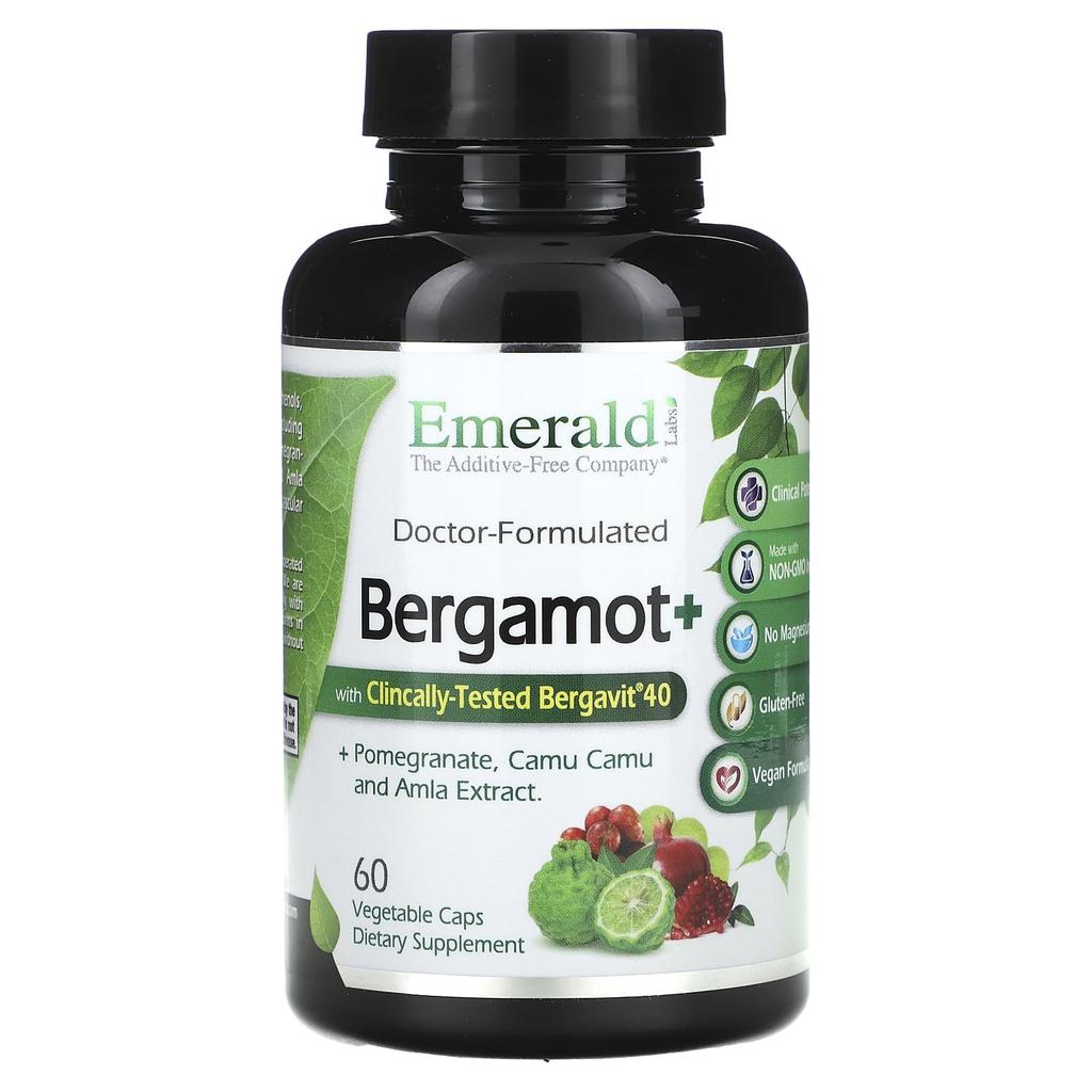 Bergamot+, 60 Veggie Capsules