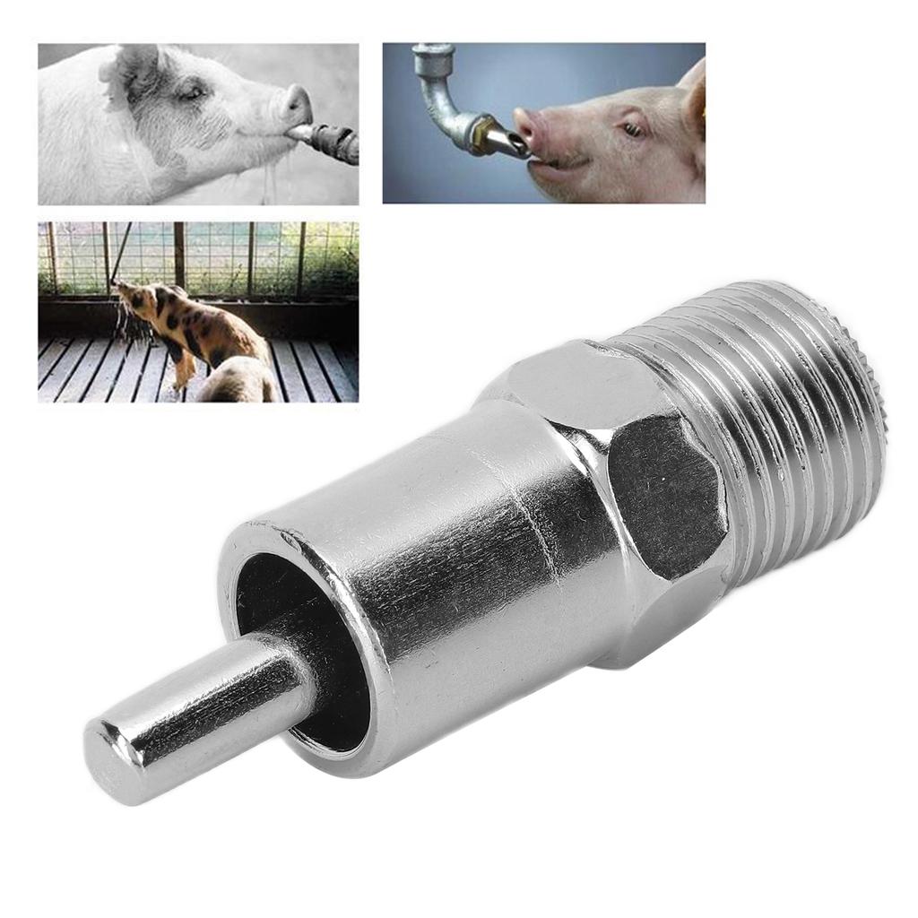 10 шт. Автоматическая поилка для свиней из нержавеющей стали с ниппельным механизмом для содержания свиней