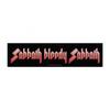 Bloody Sabbath Strip Patch