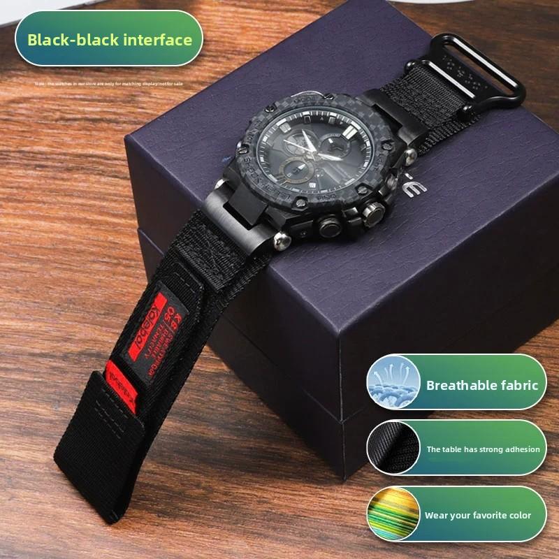Для часов Casio GSHOCK Heart of Steel Ремешок GST-S130/S110/S120/W130L/B100/W300/400 Модифицированный нейлоновый ремешок для часов Аксессуары