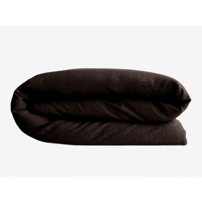 Housse de couette Palace 100% coton teint lavé Vent du sud - Palace Café - Housse de couette 200 x 200 cm