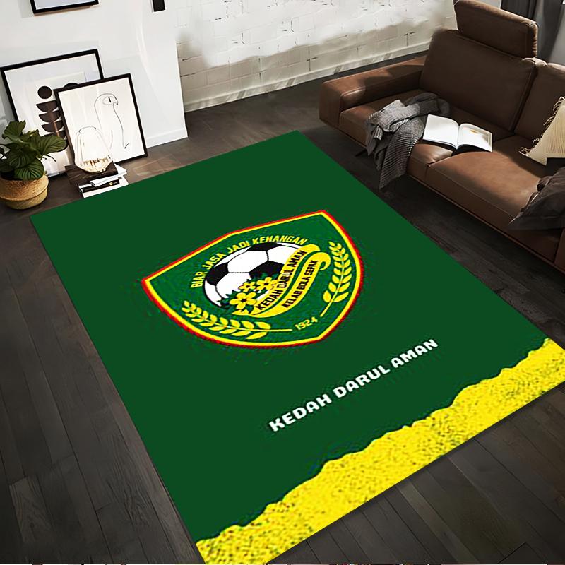 Kedah Darul Aman Football Emblem Rug Non-slip rug suitable for living room and bedroom sofas