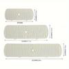 1-3pcs High Quality Silicone Tap Mat,Sink Splash Guard,Kitchen Tap Silicone Drain Mat, Silicone Tap Handle Drip Catcher Tray