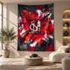 Decorative Tapestry,Sevilla FC Printed Wall Art, Lightweight Wall Hanging For Bedroom Background