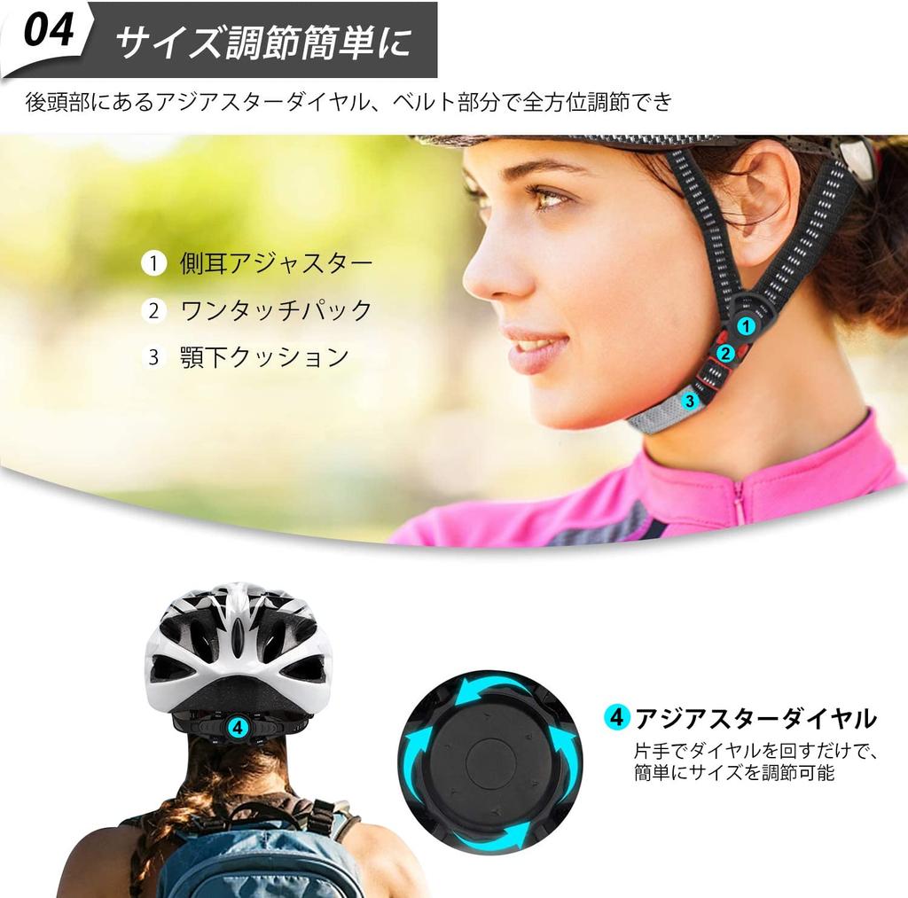 Bicycle Helmet for Highly with Sun 18 Ventilation Impact High Adjustable and Chin Unisex Ultra-Lightweight Adults, Breathable, Visor, Holes,