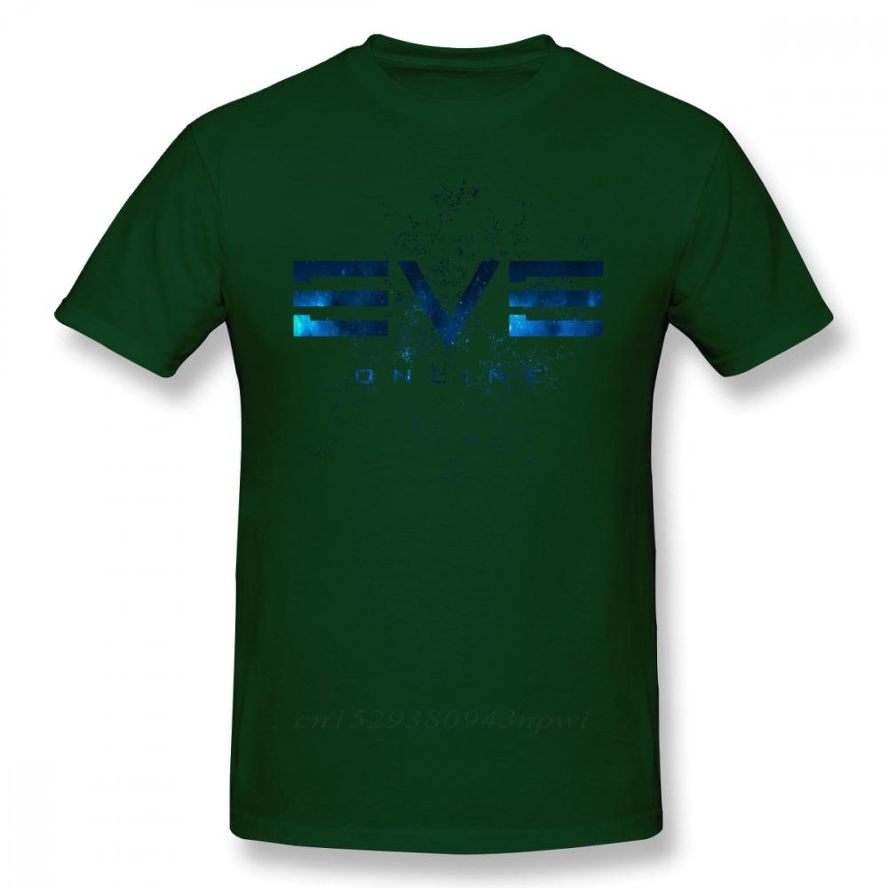 Футболка Eve Online Футболка Eve Online Streetwear Мужская Футболка Крутой Принт 100% Хлопок Футболка с Коротким Рукавом