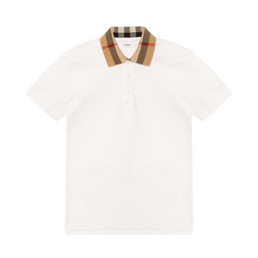 Burberry Мужская футболка-поло SS23 Белая 80716211