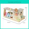 Wooden Ice Cream Shop Playset With Realistic Accessories For Kids Imaginative Role Play