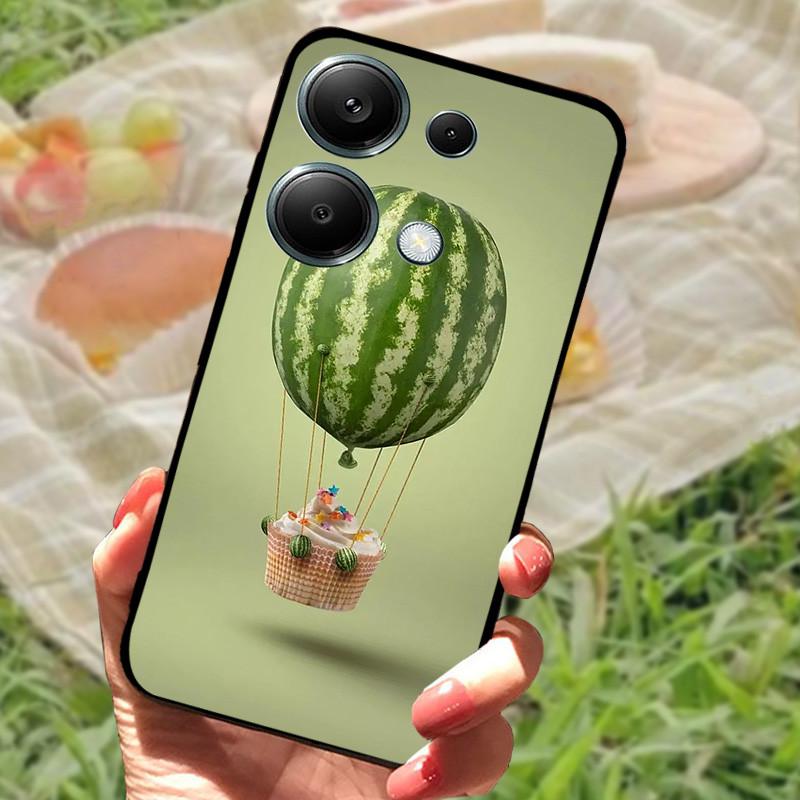 Чехол для Poco M6 Pro 4G Чехол Poco M6 4G Силиконовый Мягкий Мраморный Бампер Coque для Xiaomi Poco F6 Redmi Turbo 3 5G Защитные Fundas