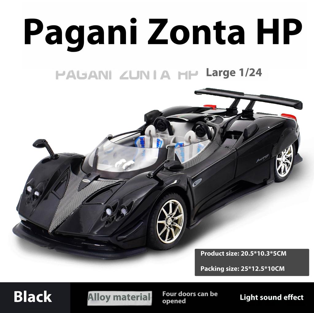 1/24 Pagani Zonda HP Barchetta Лимитированная серия кабриолет Суперкар Сплав Металл Литье под давлением Модель автомобиля Независимый DIY Дизайн Подарки