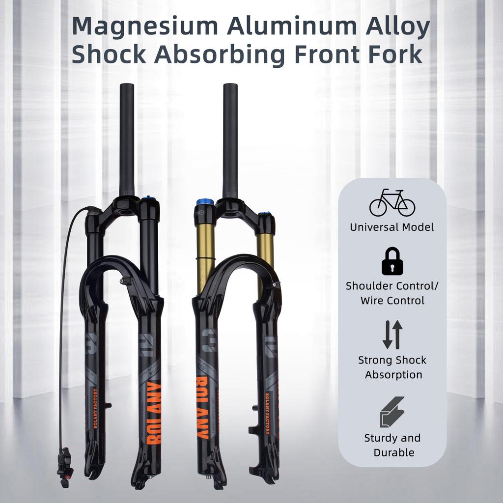 Professional Air Pressure Front Fork Made of Aluminum + Magnesium Alloy Suitable for 27.5/29 Inch