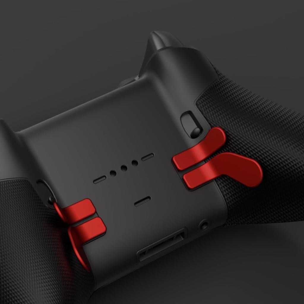 EXtremeRate 4 металлические задние лопасти из нержавеющей стали, совместимые с Xbox Elite Series 2 1 сменный фиксатор триггера для Xbox One Xbox Elite Series