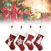 2024 Embroidered Reindeer Christmas Stockings With Festive Designs For Holiday Cheer