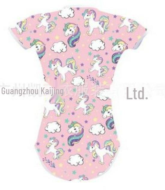 Короткий комбинезон-пижама для взрослых любителей подгузников (2023).