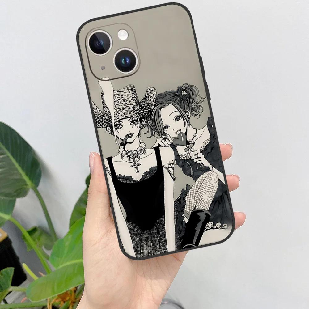Чехол для телефона Paradise Kiss Manga для iPhone 11, 12, 13, 14, 15, 16, XS, XR, X, Mini, Pro, Max, Plus, Корпус, Обложка