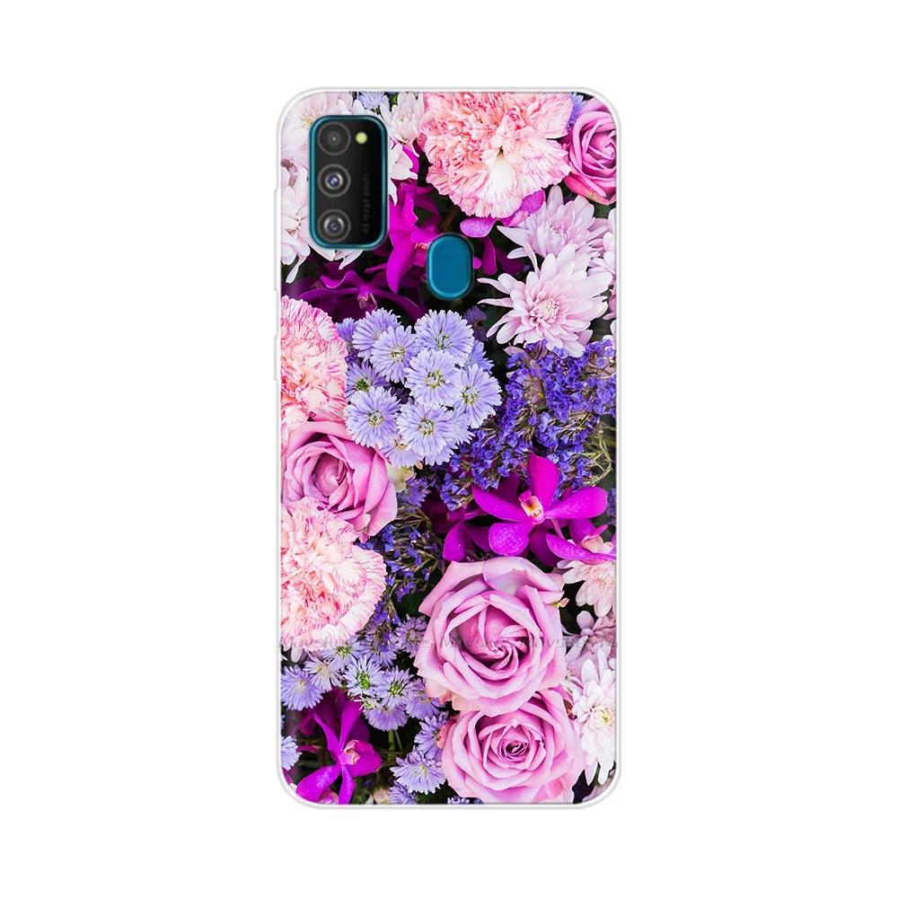 Для Samsung Galaxy M21 M30S Чехол Задняя крышка Прозрачный Мягкий Силикон ТПУ Чехол для телефона Для Samsung M21 M30S Прозрачный Ударопрочный Coque Оболочка