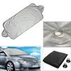 Car Windshield Cover Car Sun Shade Front Auto Visor Snow Ice Shield Dust Protector Heating Silver Suckers Mounted Auto