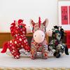 Horse Doll Good Luck In Year of The Horse National Style Auspicious Blessings Horse Figurine Chinese Zodiac Horse Plush Toy