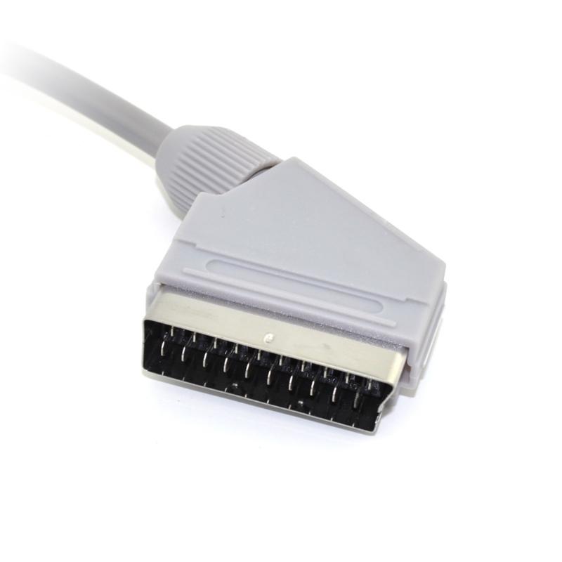 1,8 м RGB Scart Видео ТВ AV Шнур Кабель для Видео Игры