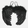 Крылья ангела с перьями для взрослых и детей, Хэллоуин, Рождественская вечеринка, косплей, наряд, реквизит