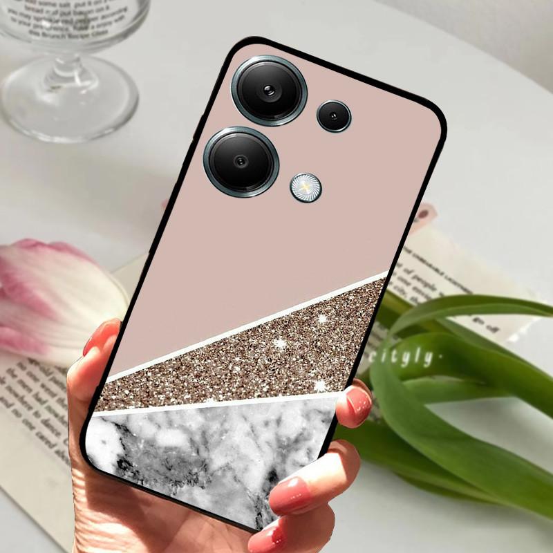 Для Xiaomi Poco M6 Pro 4G Чехол PocoM6 Pro Ударопрочный Мягкий ТПУ Силиконовый Чехол для Телефона Для Poco M6 Pro 4G Funda Capa Мультяшный Корпус