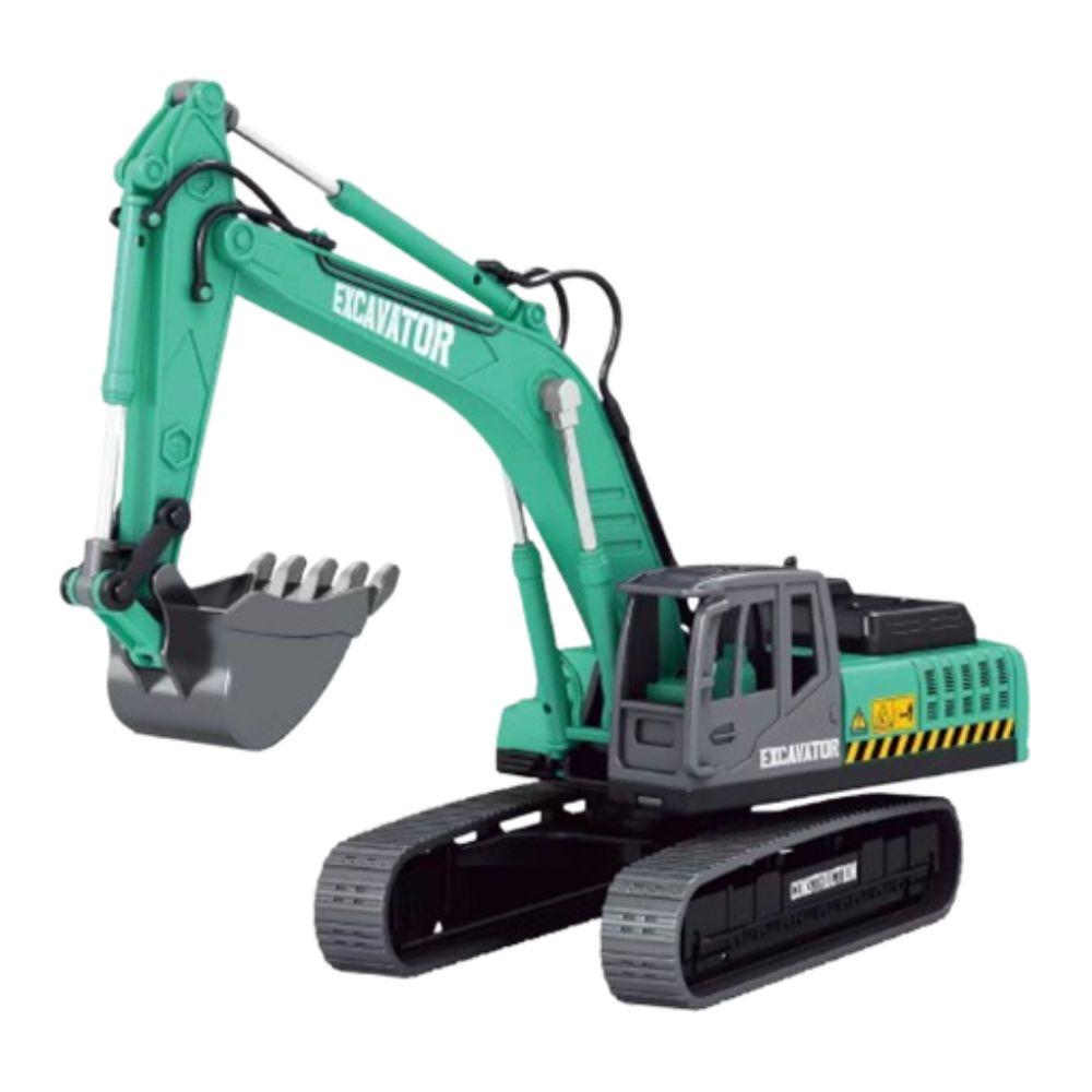 Simulation Excavator Model Toy Rotatable Forklift Car Model Boys Gifts
