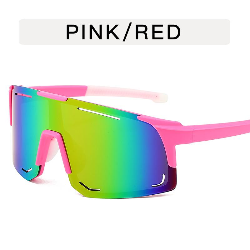 Женские спортивные солнцезащитные очки, модные очки для велоспорта, для мужчин, большая оправа, цельные зеркальные очки, очки для катания на лыжах и рыбалки