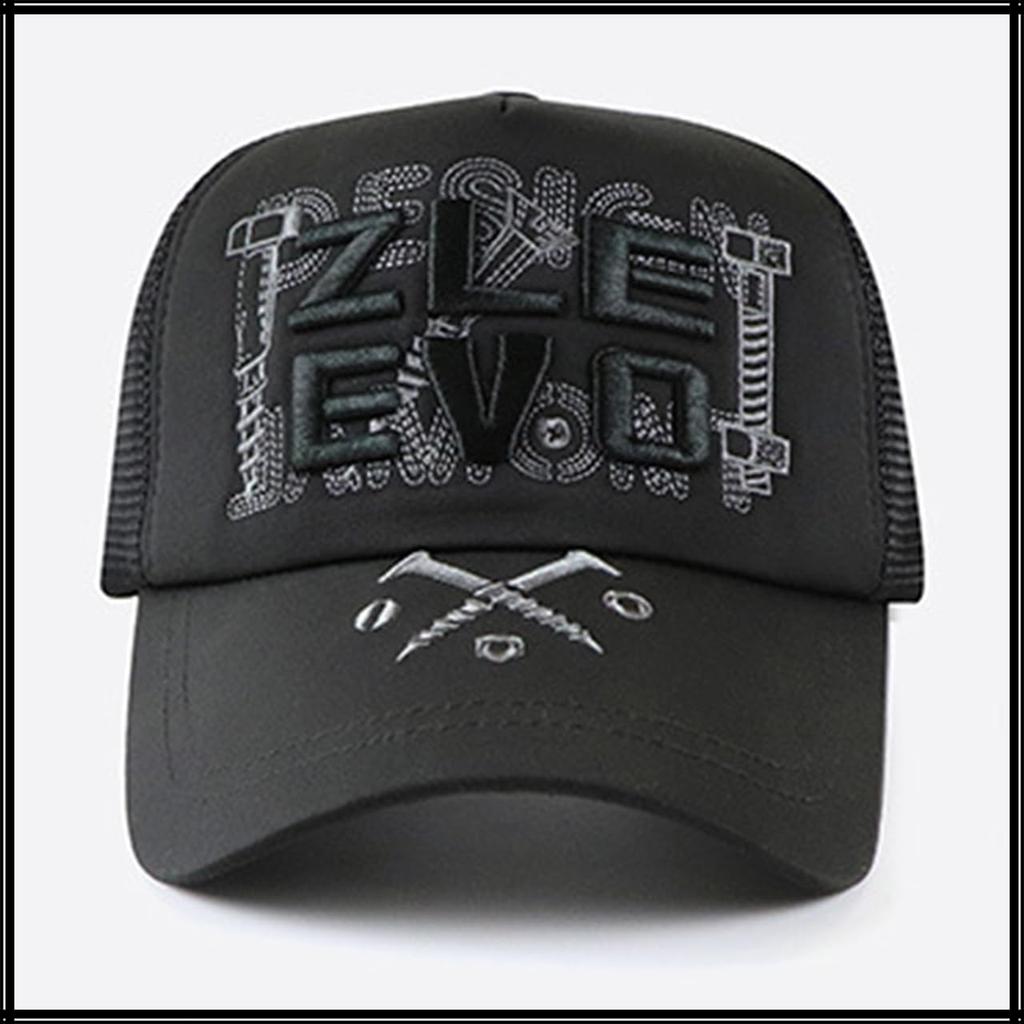 Кепка Mesh English CA747 [Белый Клык], Буквы, Логотип, Шляпа, Для бега, Для улицы, Мужская, Женская, (белый)