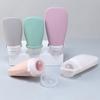 4 шт./набор дорожных флаконов 60/90 мл многоразовый флакон мягкий силиконовый контейнер для лосьона шампуня тюбик пустая бутылка оптом