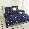 Трехкомпонентный звездный пододеяльник 3D цифровая печать комплект постельного белья Япония