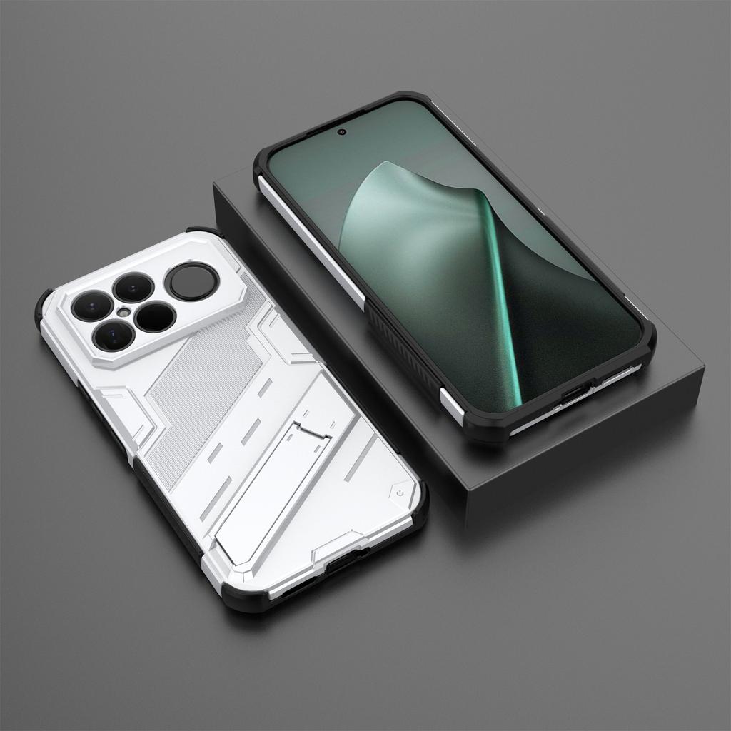 Чехол для Xiaomi Poco F8 Ultra/Redmi K90 Pro Max 5G, PC + TPU, противоударный чехол для телефона с подставкой