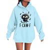 Women's Fashion Casual Long Sleeve Loose  Printed Sweatshirt