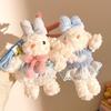 Hanging Rabbit Plush Pendant Cute Plush Rabbit Key Ring Fashionable Car Key Chain Girls