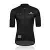 Morethan Cycling Jersey Men's (Size M/Black/Short Sleeve/Spring/Summer) (UV Protection/Lightweight/Quick-Drying/With Pockets) HVP-016