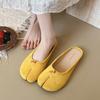 Модные французские желтые балетки с круглым носком, женская обувь для улицы, весенне-осенние туфли на мягкой подошве