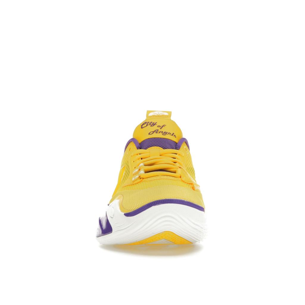 Li-Ning Мужские кроссовки Wade All City 12 City of Angels желтый фиолетовый ABAU015-7