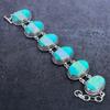 Green Triplet Opal Gemstone Handmade 925 Sterling Silver Bracelet 7-8" U9g37