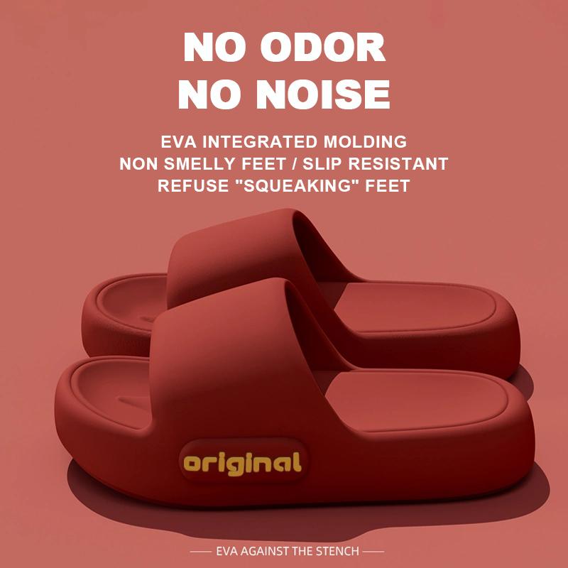 Новые летние женские тапочки Cloud на платформе, удобные, однотонные, с мягкой подошвой, из ЭВА, для женщин, нескользящие пляжные шлепанцы для пар