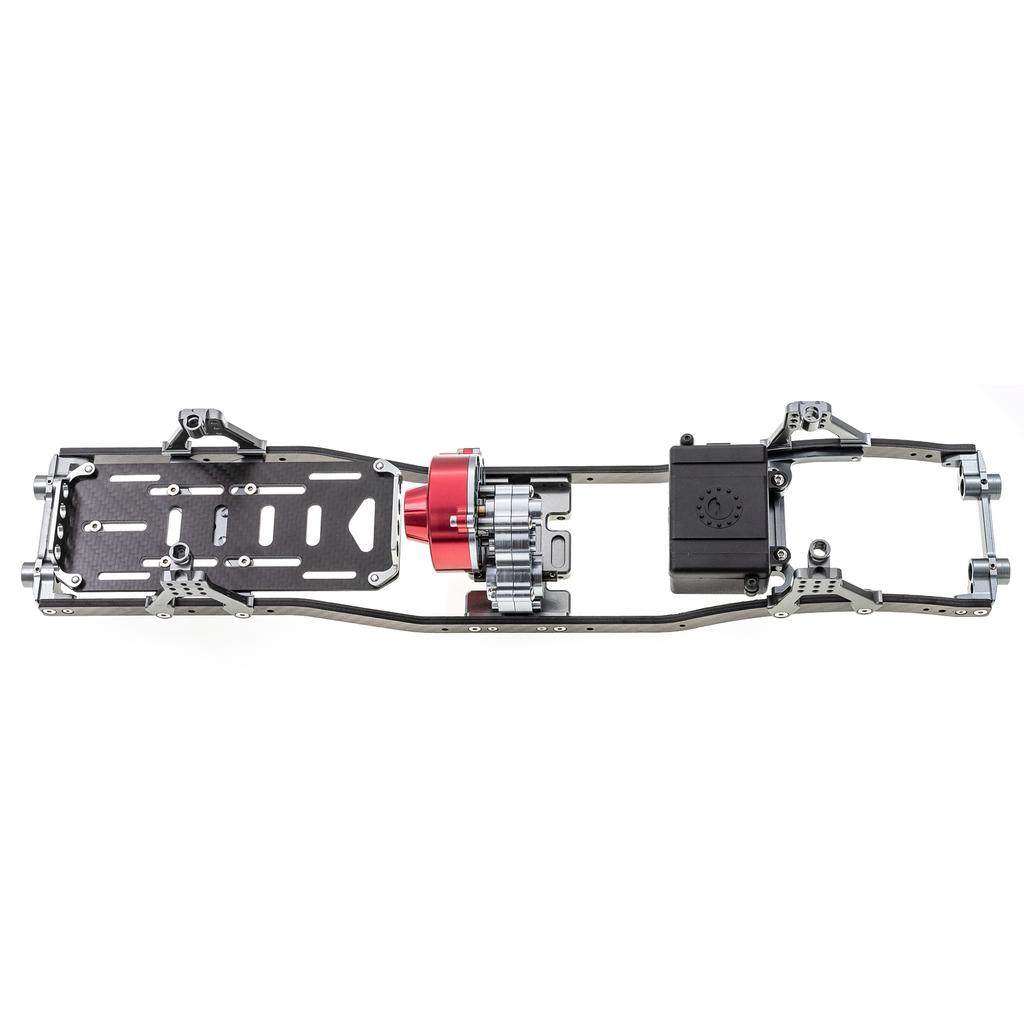 Металлическая рама шасси Замена деталей корпуса шасси с дистанционным управлением для осевого SCX10 1:10 Пульт дистанционного управления