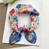 1 шт. Женская повязка на голову, универсальная защита от солнца, весна-осень, шейные платки, бандана с цветочным принтом, женская мода