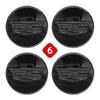 3D For Cadillac Escalade Deville CTS CT5 XT5 XTS XLR BLS SLS STS ATS 67mm 4pcs Car Wheel Center Hub Caps Cover Emblem Accessorie
