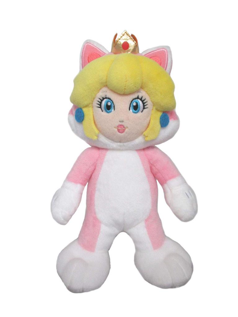 Sanei Boeki Super Mario 3D World Neko Peach (S) W11 X D8 X H22.5cm Stuffed Toy