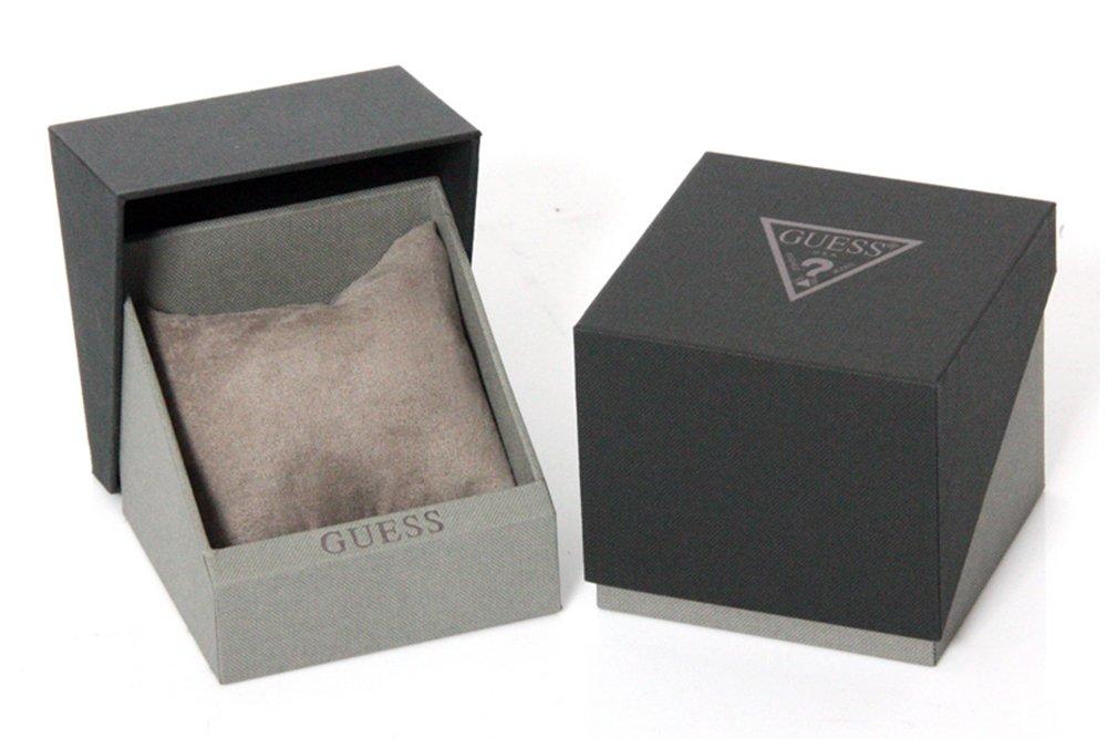 Guess Perry 42 мм Черный силиконовый ремешок Стальной корпус Кварцевые аналоговые часы W0991G1 Мужские