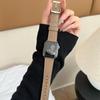 Кожаный ремешок с узором "Дерево" и квадратной пряжкой подходит для Apple Watch S 10-го поколения, ремешка Apple Watch, iWatch 98765-го поколения, Se