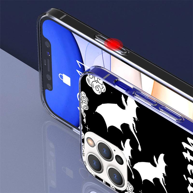 F-Fourth W-Wing Dragon Phone Case For iPhone 17 Air 16 15 Pro Max 14 Plus 13 Mini 12 11 Cover 7 8 SE Silicone Shell Print Fundas