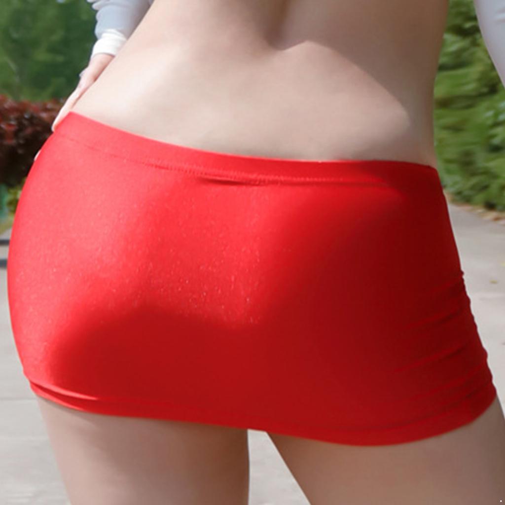 Женская мини-юбка с низкой посадкой и эластичным поясом, пляжная одежда, ночное белье