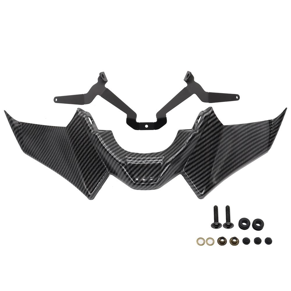 Carbon Fiber Style Motorcycle Front Downforce Spoiler For YAMAHA MT-07 2021-2023