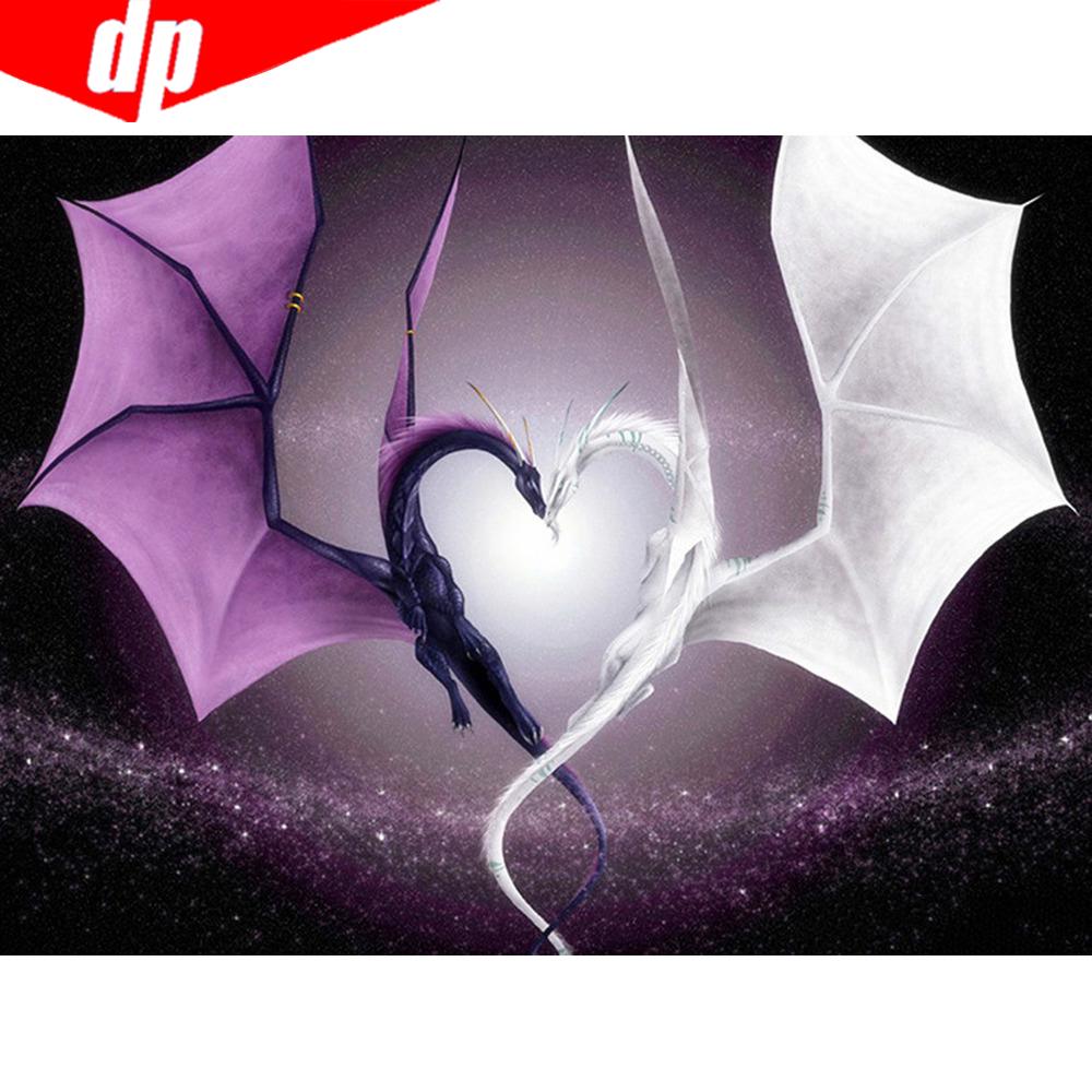 DIY Diamond Painting Cross Stitch Animal Full Round Embroidery Diamond Mosaic Picture